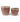 Set of 2 Tremargat Round Ceramic Pots – Vintage Rose